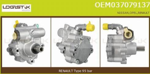 LGK OEM037079137 - Гідравлічний насос, рульове управління, ГУР avtolavka.club