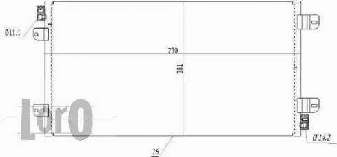 Loro 042-016-0009 - Конденсатор, кондиціонер avtolavka.club