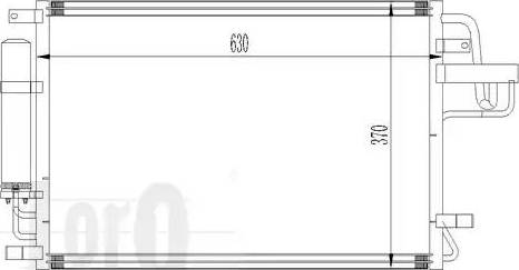 Loro 019-016-0010 - Конденсатор, кондиціонер avtolavka.club