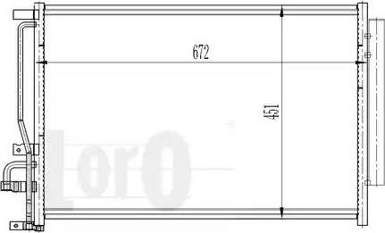 Loro 037-016-0039 - Конденсатор, кондиціонер avtolavka.club