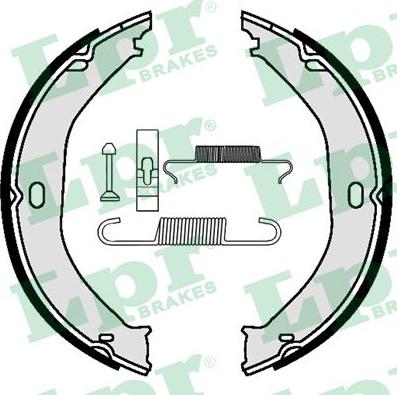 LPR 09520K - Комплект гальм, ручник, парковка avtolavka.club
