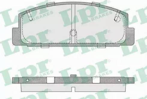 BOSCH 0 986 AB2 458 - Гальмівні колодки, дискові гальма avtolavka.club