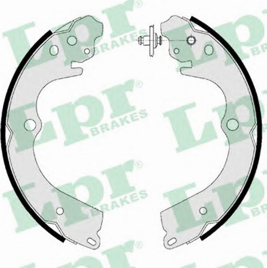 LPR 01083 - Комплект гальм, барабанний механізм avtolavka.club