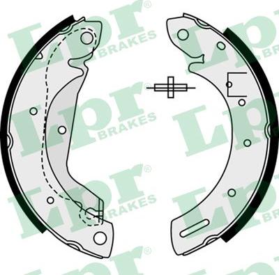 LPR 08500 - Комплект гальм, барабанний механізм avtolavka.club