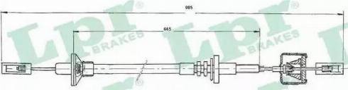 LPR C0271C - Трос, управління зчепленням avtolavka.club