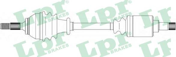 LPR DS16179 - Приводний вал avtolavka.club