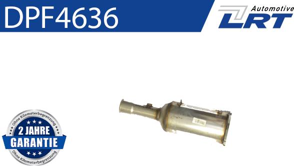 LRT DPF4636 - Сажі / частковий фільтр, система вихлопу ОГ avtolavka.club