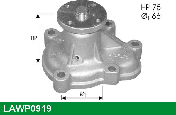 LUCAS LAWP0919 - Водяний насос avtolavka.club