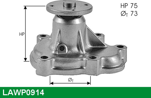 LUCAS LAWP0914 - Водяний насос avtolavka.club