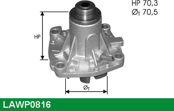 LUCAS LAWP0816 - Водяний насос avtolavka.club