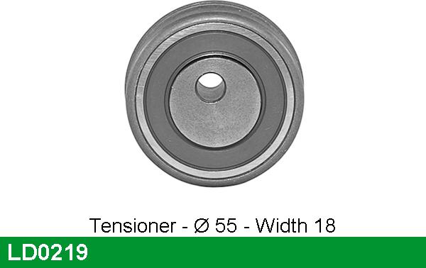 LUCAS LD0219 - Натяжна ролик, ремінь ГРМ avtolavka.club
