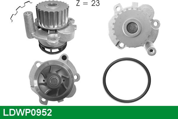 LUCAS LDWP0952 - Водяний насос avtolavka.club