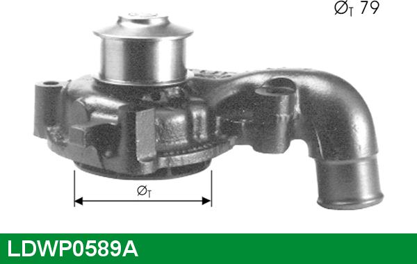 LUCAS LDWP0589A - Водяний насос avtolavka.club