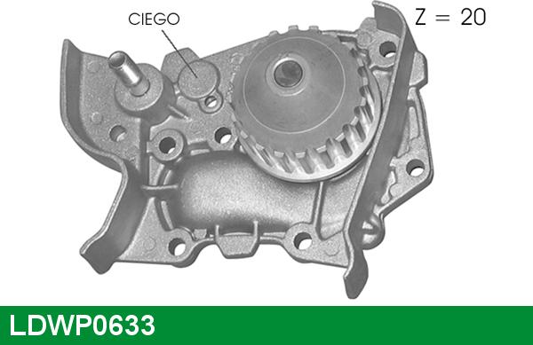 LUCAS LDWP0633 - Водяний насос avtolavka.club