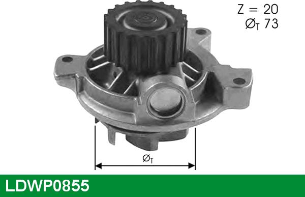 LUCAS LDWP0855 - Водяний насос avtolavka.club