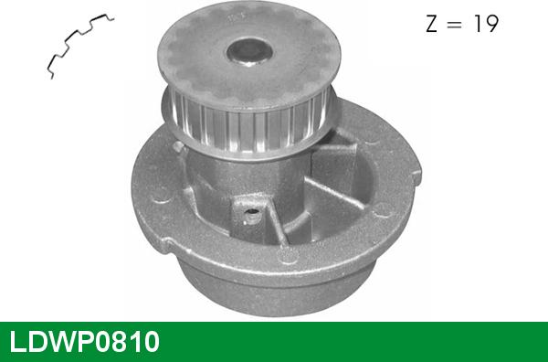 LUCAS LDWP0810 - Водяний насос avtolavka.club