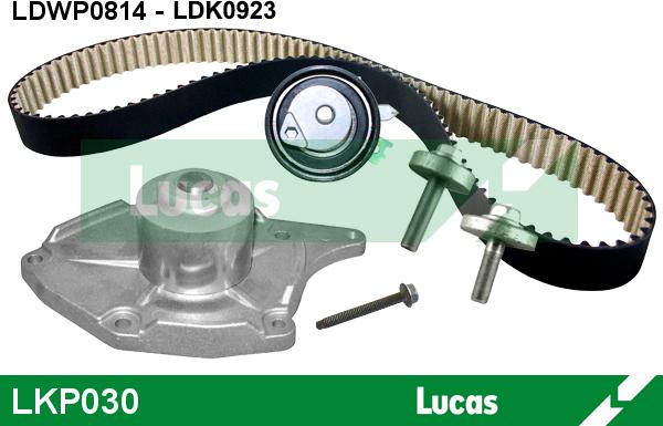 LUCAS LKP030 - Водяний насос + комплект зубчатого ременя avtolavka.club