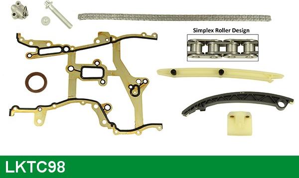 LUCAS LKTC98 - Комплект ланцюга приводу распредвала avtolavka.club
