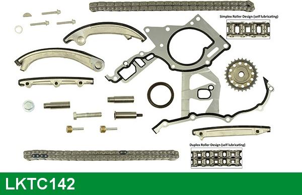 LUCAS LKTC142 - Комплект ланцюга приводу распредвала avtolavka.club