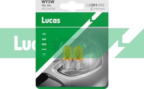 LUCAS LLB501APX2 - Лампа розжарювання, ліхтар покажчика повороту avtolavka.club