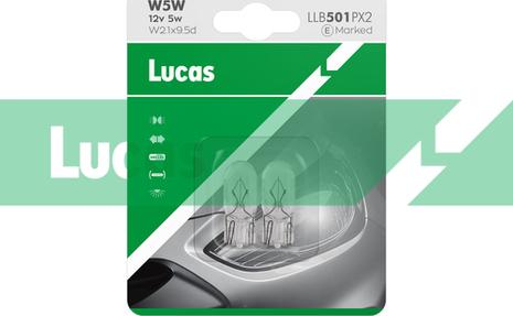 LUCAS LLB501PX2 - Лампа розжарювання, ліхтар покажчика повороту avtolavka.club