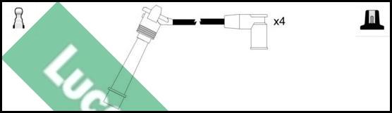 LUCAS LUC4490 - Комплект проводів запалювання avtolavka.club