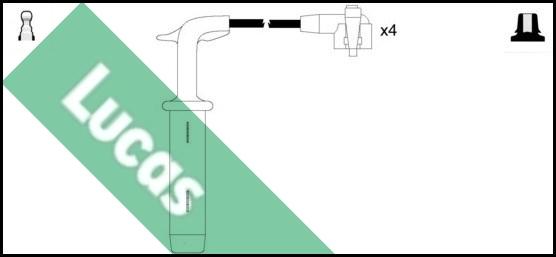 LUCAS LUC4457 - Комплект проводів запалювання avtolavka.club