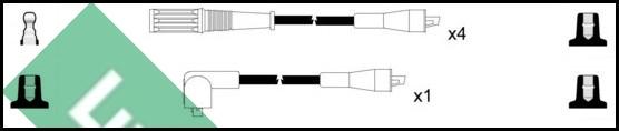 LUCAS LUC4415 - Комплект проводів запалювання avtolavka.club