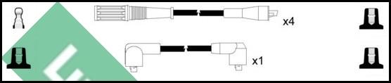 LUCAS LUC4410 - Комплект проводів запалювання avtolavka.club