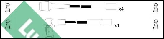 LUCAS LUC4476 - Комплект проводів запалювання avtolavka.club