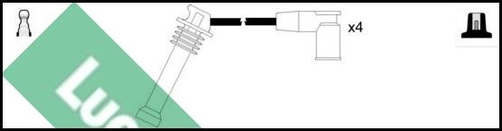 LUCAS LUC4470 - Комплект проводів запалювання avtolavka.club