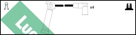 LUCAS LUC4472 - Комплект проводів запалювання avtolavka.club