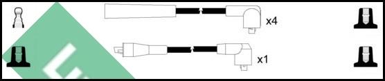 LUCAS LUC4535 - Комплект проводів запалювання avtolavka.club