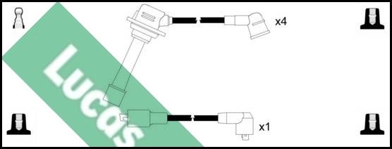 LUCAS LUC4536 - Комплект проводів запалювання avtolavka.club