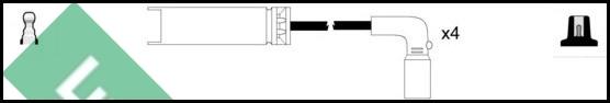 LUCAS LUC4575 - Комплект проводів запалювання avtolavka.club