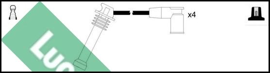 LUCAS LUC4633 - Комплект проводів запалювання avtolavka.club