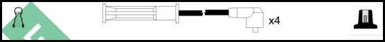 LUCAS LUC4094 - Комплект проводів запалювання avtolavka.club