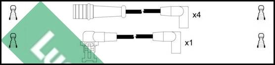 LUCAS LUC4089 - Комплект проводів запалювання avtolavka.club