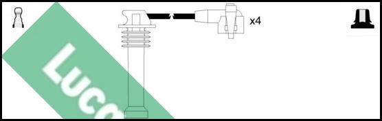 LUCAS LUC4190 - Комплект проводів запалювання avtolavka.club