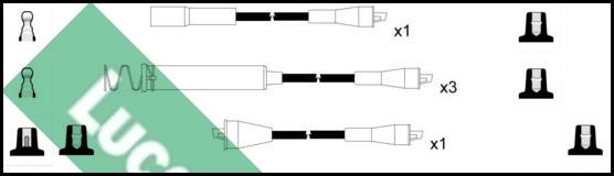 LUCAS LUC4185 - Комплект проводів запалювання avtolavka.club
