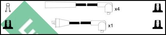 LUCAS LUC4296 - Комплект проводів запалювання avtolavka.club