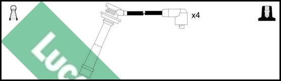 LUCAS LUC4341 - Комплект проводів запалювання avtolavka.club
