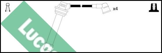 LUCAS LUC4309 - Комплект проводів запалювання avtolavka.club