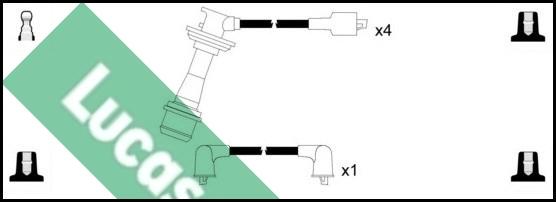 LUCAS LUC4338 - Комплект проводів запалювання avtolavka.club