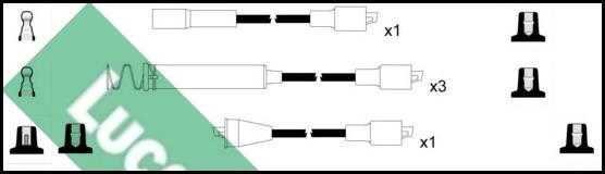LUCAS LUC4377 - Комплект проводів запалювання avtolavka.club