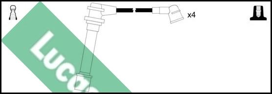 LUCAS LUC4267 - Комплект проводів запалювання avtolavka.club
