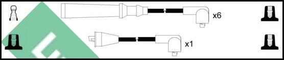 LUCAS LUC4275 - Комплект проводів запалювання avtolavka.club