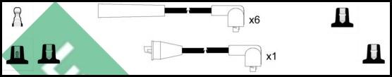 LUCAS LUC7454 - Комплект проводів запалювання avtolavka.club