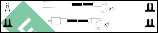 LUCAS LUC7060 - Комплект проводів запалювання avtolavka.club