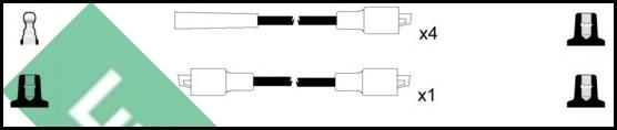 LUCAS LUC7189 - Комплект проводів запалювання avtolavka.club